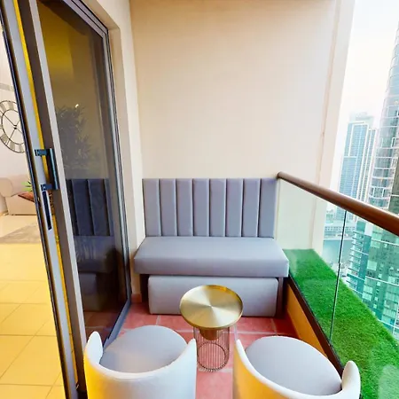 Ferienwohnung Amazing Views Dubai Eye & Palm Exterior foto