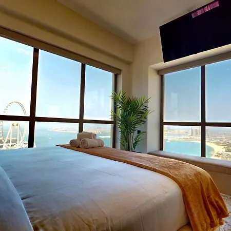 Ferienwohnung Amazing Views Dubai Eye & Palm Exterior foto